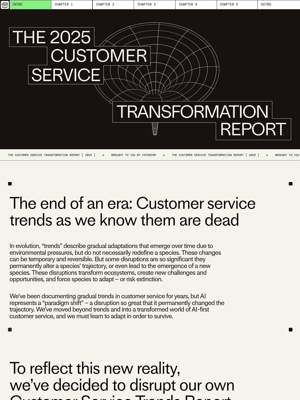 CS Transformation Report